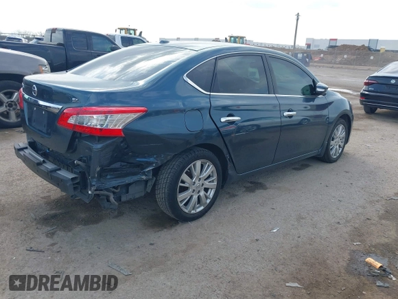 2015 Nissan Sentra S with VIN 3N1AB7AP7FY346826, listed as a IAAI auction lot 41878322 with 96,714 mi miles. Bid and sale history available at carsss.com. Image 4.