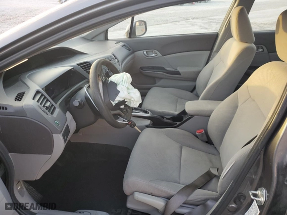 2012 Honda Civic Sdn LX with VIN 19XFB2F56CE099972, listed as a Copart auction lot 43468485 with 81,731 mi miles and Salvage Title. Bid and sale history available at carsss.com. Image 7.