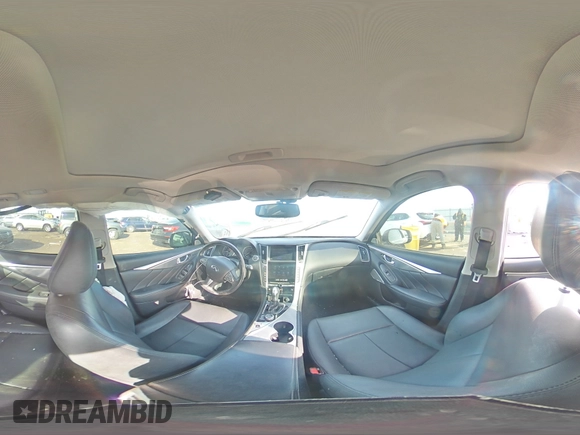 2017 Infiniti Q50 Premium with VIN JN1EV7AP7HM732712, listed as a Copart auction lot 44122965 with 85,549 mi miles and Salvage title. Bid and sale history available at DreamBid. Image 13.