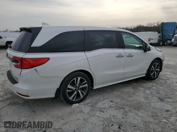 2024 Honda Odyssey Touring z VIN 5FNRL6H81RB063067, wystawiony jako Copart lot #49789175 z przebiegiem 16 581 mil mil oraz Szkoda całkowita • Salvage title. Historia ofert i sprzedaży dostępna na DreamBid. Obrazek 3.