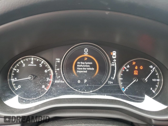 2021 Mazda 3 Select with VIN JM1BPABL1M1325662, listed as a Copart auction lot 51455655 with 65,919 mi miles and Salvage title. Bid and sale history available at DreamBid. Image 9.