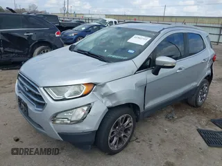 2019 Ford EcoSport Titanium with VIN MAJ6S3KL1KC267698, listed as a IAAI auction lot 41502722 with 83,673 mi miles and . Bid and sale history available at DreamBid. Image 17.