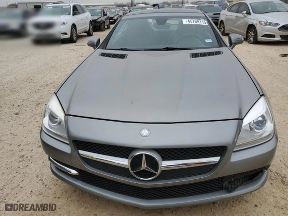 2013 Mercedes-Benz SLK-Class SLK 250 with VIN WDDPK4HAXDF070563, listed as a Copart auction lot 45769115 with 66,371 mi miles and Salvage Title. Bid and sale history available at carsss.com. Image 5.