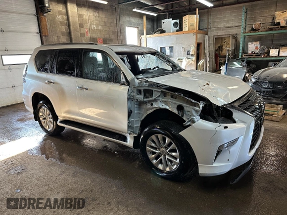2023 Lexus GX with VIN JTJAM7BX0P5354526, listed as a Copart auction lot 54918225 with 18,668 mi miles and Non Repairable. Bid and sale history available at carsss.com. Image 2.
