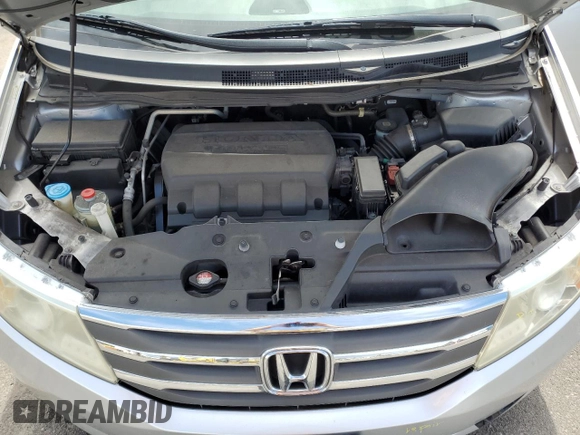 2012 Honda Odyssey EX-L with VIN 5FNRL5H62CB117251, listed as a Copart auction lot 44238135 with 74,295 mi miles and Salvage Title. Bid and sale history available at carsss.com. Image 12.