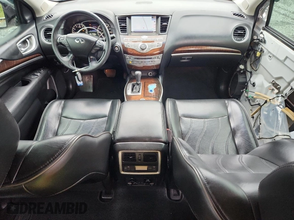 2015 Infiniti QX60 with VIN 5N1AL0MM9FC558652, listed as a Copart auction lot 56962205 with 129,883 mi miles and Salvage title. Bid and sale history available at DreamBid. Image 8.