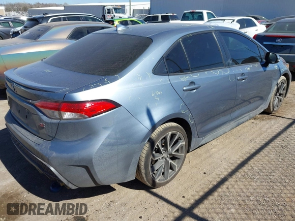 2021 Toyota Corolla SE with VIN JTDS4MCE4MJ060004, listed as a IAAI auction lot 41678974 with 49,424 mi miles and . Bid and sale history available at DreamBid. Image 4.