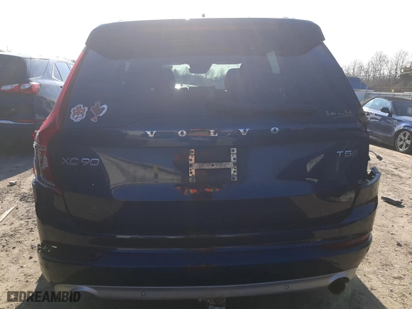 2019 Volvo XC90 Momentum with VIN YV4102PK8K1456992, listed as a Copart auction lot 44600625 with 88338 miles and Salvage Title. Bid and sale history available at carsss.com. Image 6.