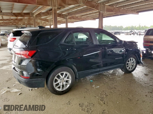 2024 Chevrolet Equinox LS with VIN 3GNAXHEG0RL366097, listed as a Copart auction lot 61048045 with 22,968 mi miles and Salvage title. Bid and sale history available at DreamBid. Image 3.