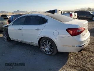 2014 Kia Cadenza Premium with VIN KNALN4D72E5130642, listed as a Copart auction lot 76027964 with 80,657 mi miles and Salvage Title. Bid and sale history available at carsss.com. Image 2.