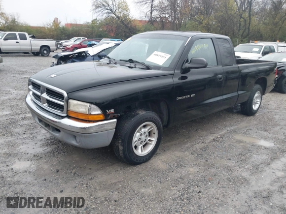 2000 Dodge Dakota with VIN 1B7GL22X6YS703226, listed as a IAAI auction lot 40849454 with 105,990 mi miles. Bid and sale history available at carsss.com. Image 20.
