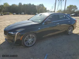 2022 Cadillac CT4 Premium Luxury with VIN 1G6DB5RKXN0124204, listed as a Copart auction lot 80484414 with 46,004 mi miles and Salvage Title. Bid and sale history available at carsss.com. Image 1.