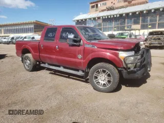 2015 Ford F-350 Platinum with VIN 1FT8W3BT3FEA22502, listed as a Copart auction lot 45839334 with 139,969 mi miles and Salvage title. Bid and sale history available at DreamBid. Image 4.