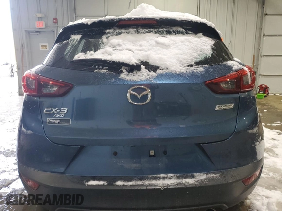 2018 Mazda CX-3 Sport with VIN JM1DKFB71J1311604, listed as a Copart auction lot 44388235 with 78,783 mi miles and Salvage Title. Bid and sale history available at DreamBid. Image 6.