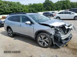 2020 Subaru Outback Limited with VIN 4S4BTANC0L3188865, listed as a Copart auction lot 57094845 with 60,986 mi miles and Salvage title. Bid and sale history available at DreamBid. Image 4.