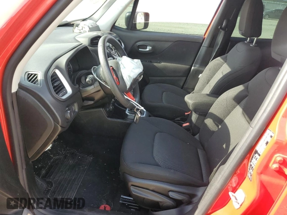 2019 Jeep Renegade Sport with VIN ZACNJBAB6KPJ88838, listed as a Copart auction lot 62315985 with 53,697 mi miles and Salvage title. Bid and sale history available at DreamBid. Image 7.