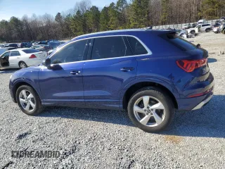 2022 Audi Q3 Premium Plus with VIN WA1BUCF36N1127685, listed as a Copart auction lot 42190355 with 45,862 mi miles and Salvage title. Bid and sale history available at DreamBid. Image 2.