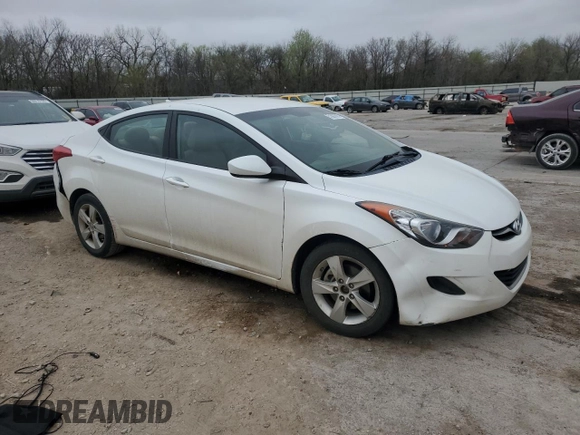 2011 Hyundai Elantra GLS with VIN 5NPDH4AE8BH049156, listed as a Copart auction lot 51087995 with 56,529 mi miles and Salvage Title. Bid and sale history available at carsss.com. Image 4.