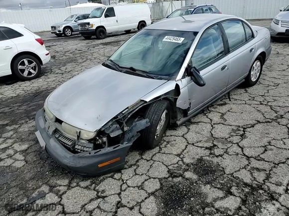 1996 Saturn SL with VIN 1G8ZH5288TZ156412, listed as a Copart auction lot 44429465 with 141,560 mi miles and Salvage Title. Bid and sale history available at carsss.com. Image 10.