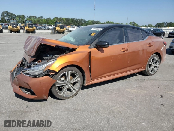 2021 Nissan Sentra SR z VIN 3N1AB8DV6MY202651, wystawiony jako Copart lot #53804805 z przebiegiem 60 290 mil mil oraz Szkoda całkowita • Salvage title. Historia ofert i sprzedaży dostępna na DreamBid. Obrazek 1.