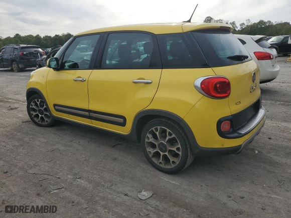 2014 FIAT 500L Trekking with VIN ZFBCFADH1EZ021866, listed as a Copart auction lot 71776554 with 98,866 mi miles and Salvage Title. Bid and sale history available at carsss.com. Image 2.