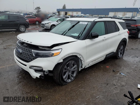 2024 Ford Explorer XLT with VIN 1FMSK8DH6RGA56655, listed as a Copart auction lot 42824575 with 18,789 mi miles and Clean Title. Bid and sale history available at carsss.com. Image 1.