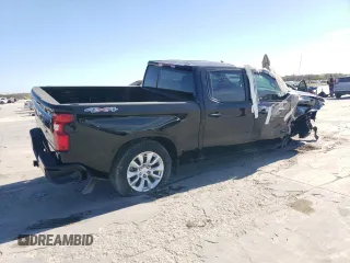 2024 Chevrolet Silverado 1500 Custom with VIN 1GCPDBEK1RZ116972, listed as a Copart auction lot 81566254 with 2,841 mi miles and Salvage Title. Bid and sale history available at DreamBid. Image 3.