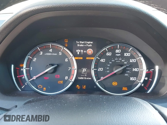 2018 Acura TLX w/A-SPEC Pkg with VIN 19UUB2F63JA007945, listed as a IAAI auction lot 41320172 with 160,616 mi miles. Bid and sale history available at carsss.com. Image 7.