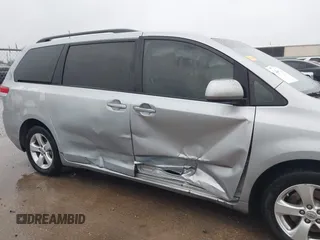 2014 Toyota Sienna LE AAS with VIN 5TDKK3DC9ES501255, listed as a IAAI auction lot 42096386 with 347,364 mi miles and . Bid and sale history available at carsss.com. Image 6.