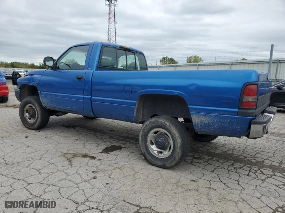1998 Dodge Ram 2500 with VIN 3B7KF26Z3WM221543, listed as a Copart auction lot 72395024 with 48,660 mi miles and Salvage Title. Bid and sale history available at carsss.com. Image 2.
