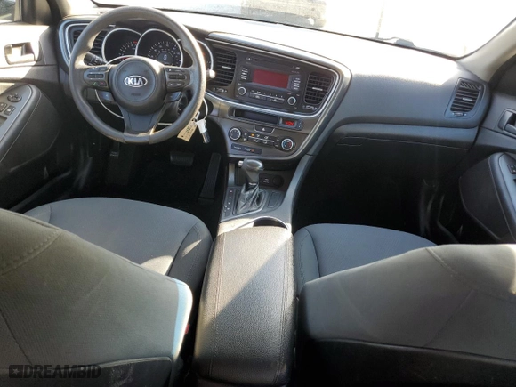 2015 Kia Optima LX with VIN 5XXGM4A77FG469759, listed as a Copart auction lot 46833495 with 133,009 mi miles and Salvage Title. Bid and sale history available at carsss.com. Image 8.