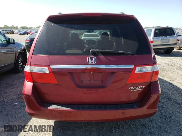 2005 Honda Odyssey Touring z VIN 5FNRL38865B002984, wystawiony jako Copart lot #55175255 z przebiegiem 99 393 mil mil oraz Szkoda całkowita • Salvage title. Historia ofert i sprzedaży dostępna na DreamBid. Obrazek 6.