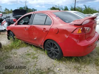 2008 Mitsubishi Lancer GTS with VIN JA3AU86U08U045427, listed as a Copart auction lot 67850314 with 0 mi miles and Non Repairable. Bid and sale history available at carsss.com. Image 2.