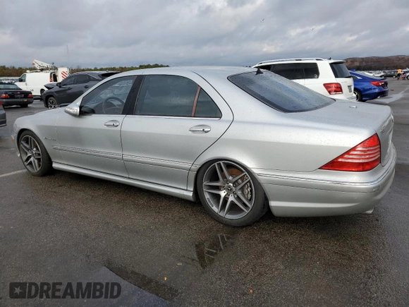 2006 Mercedes-Benz S 55 AMG with VIN WDBNG74J46A467680, listed as a Copart auction lot 79600314 with 155,019 mi miles and Clean Title. Bid and sale history available at DreamBid. Image 2.