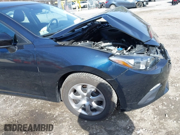2015 Mazda 3 i SV with VIN JM1BM1T74F1235726, listed as a IAAI auction lot 41899717 with 83,201 mi miles. Bid and sale history available at carsss.com. Image 17.