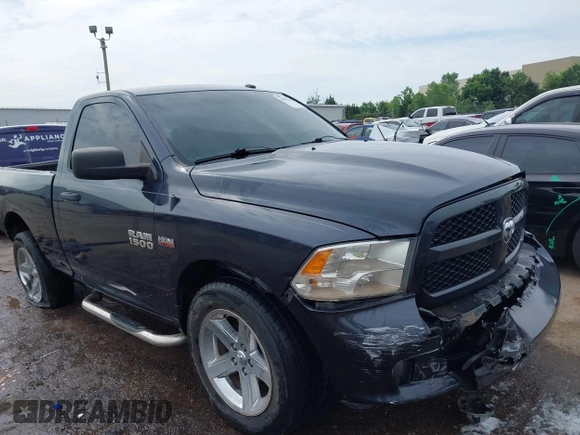 2015 Ram 1500 Tradesman z VIN 3C6JR6AT2FG612072, wystawiony jako IAAI lot #42471297 z przebiegiem 195 328 mil mil oraz . Historia ofert i sprzedaży dostępna na DreamBid. Obrazek 1.