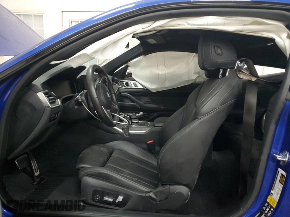 2022 BMW 4 Series 430i xDrive with VIN WBA73AP0XNCJ20733, listed as a Copart auction lot 72329064 with Not Provided miles and Non Repairable. Bid and sale history available at DreamBid. Image 7.
