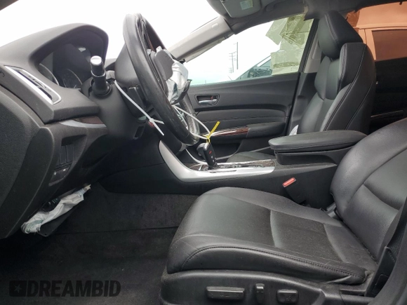 2017 Acura TLX with VIN 19UUB1F36HA006136, listed as a Copart auction lot 50255495 with 76,921 mi miles and Salvage Title. Bid and sale history available at carsss.com. Image 7.