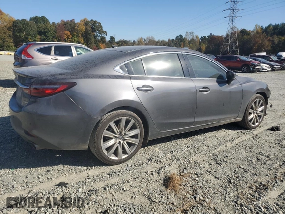 2021 Mazda 6 Signature with VIN JM1GL1XY0M1617051, listed as a Copart auction lot 76715774 with 43,925 mi miles and Salvage Title. Bid and sale history available at DreamBid. Image 3.