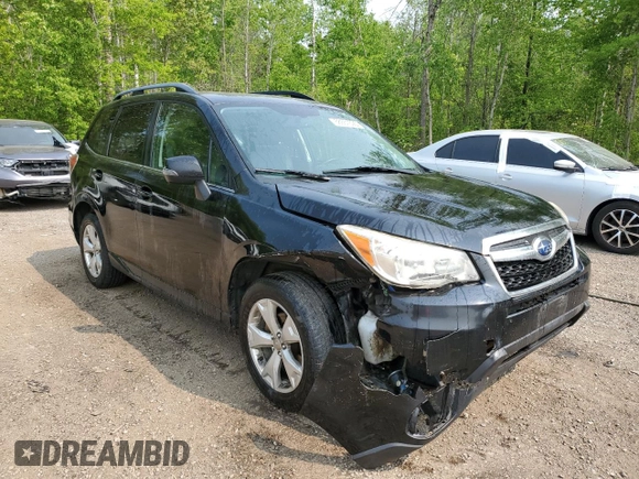2014 Subaru Forester with VIN JF2SJCLC2EH418857, listed as a Copart auction lot 58661595 with 216,716 mi miles and Clean title. Bid and sale history available at DreamBid. Image 4.