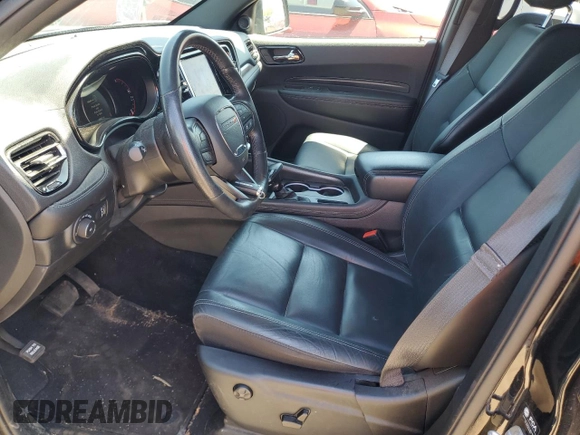 2022 Dodge Durango GT Plus with VIN 1C4RDJDG5NC212441, listed as a Copart auction lot 55974685 with 26,665 mi miles and Clean title. Bid and sale history available at DreamBid. Image 7.