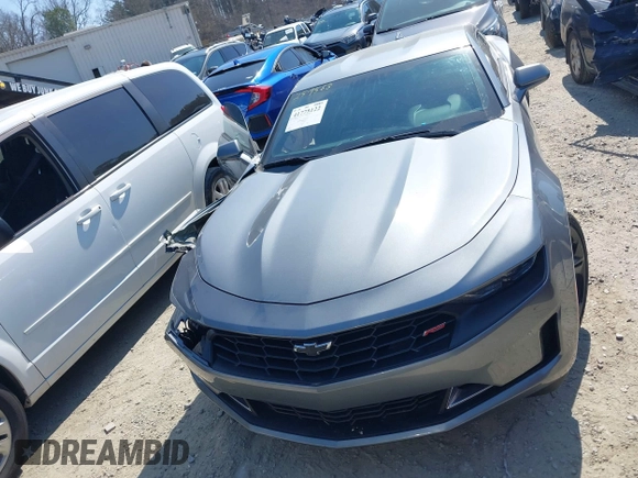 2021 Chevrolet Camaro 1LT with VIN 1G1FB1RS0M0142717, listed as a IAAI auction lot 41775122 with 58,151 mi miles. Bid and sale history available at carsss.com. Image 12.