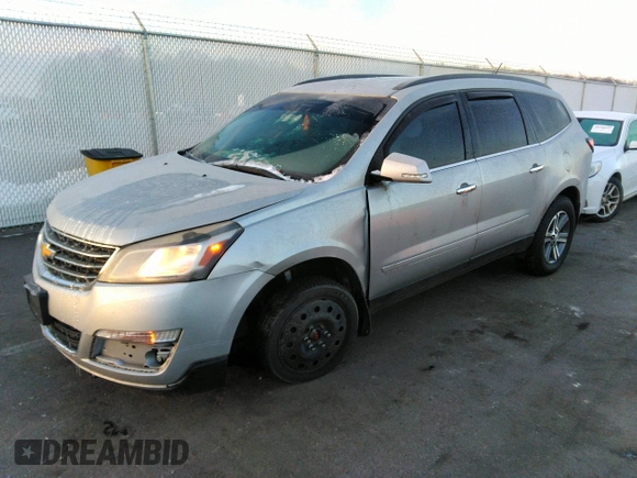 2015 Chevrolet Traverse LT with VIN 1GNKVHKD9FJ251795, listed as a IAAI auction lot 35729435 with 119,049 mi miles and . Bid and sale history available at DreamBid. Image 2.