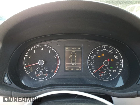 2013 Volkswagen Passat SE with VIN 1VWBP7A37DC096460, listed as a Copart auction lot 66042045 with 263,888 mi miles and Clean title. Bid and sale history available at DreamBid. Image 9.