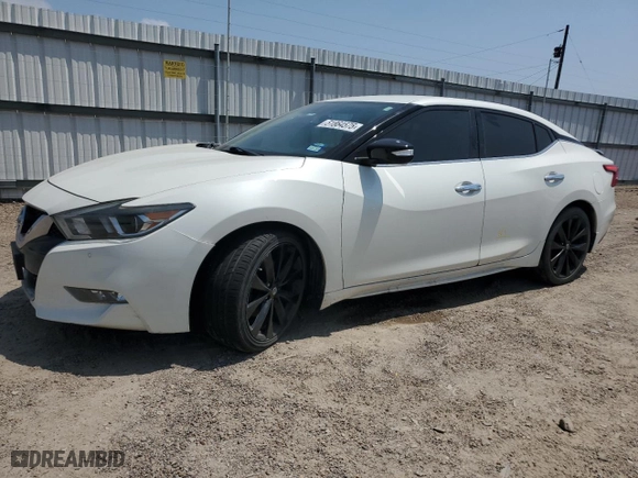 2017 Nissan Maxima SR with VIN 1N4AA6AP9HC435423, listed as a Copart auction lot 51864575 with 0 mi miles and Salvage Title. Bid and sale history available at carsss.com. Image 1.