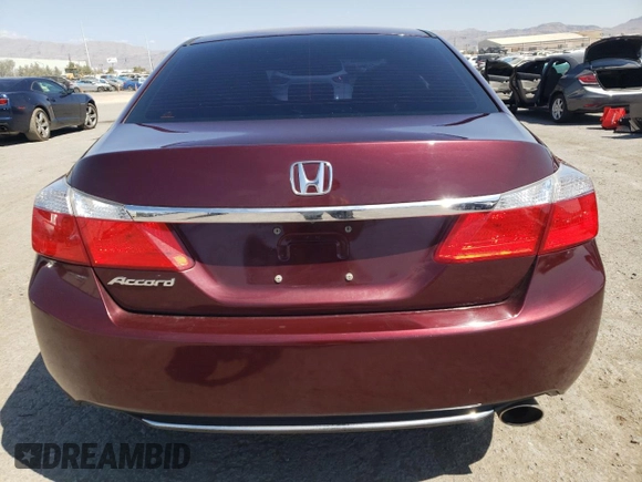 2014 Honda Accord LX with VIN 1HGCR2F38EA202796, listed as a Copart auction lot 66989954 with 91,024 mi miles and Salvage Title. Bid and sale history available at carsss.com. Image 6.