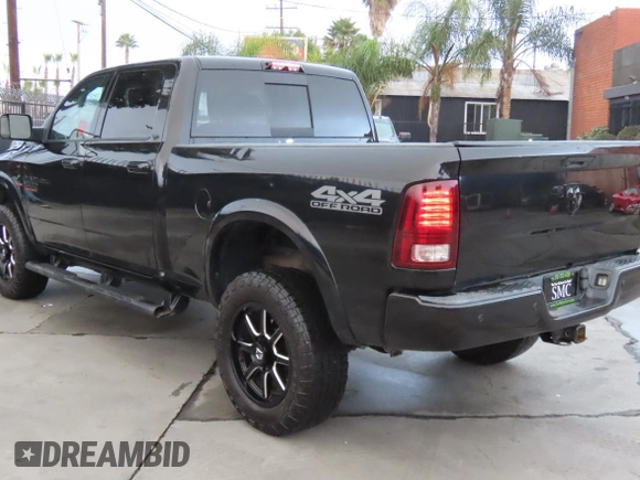 2017 Ram 2500 Laramie with VIN 3C6UR5FL9HG540564, listed as a Copart auction lot 55138675 with 12,554 mi miles and Salvage Title. Bid and sale history available at carsss.com. Image 4.