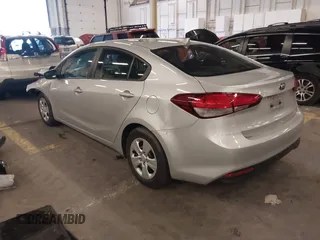 2017 Kia Forte LX with VIN 3KPFK4A73HE031494, listed as a IAAI auction lot 41669822 with 99,065 mi miles. Bid and sale history available at carsss.com. Image 3.