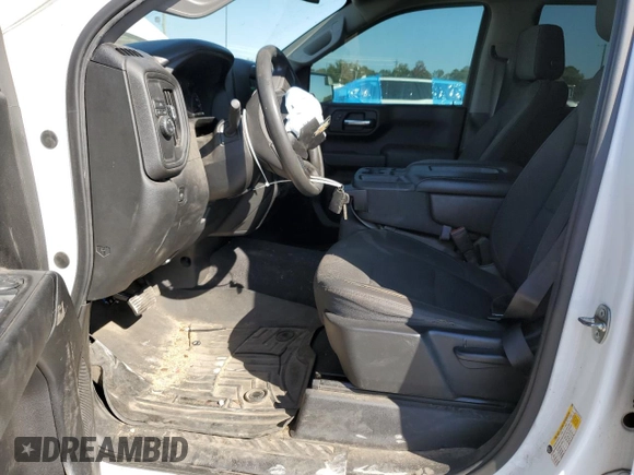 2020 Chevrolet Silverado 1500 Custom with VIN 1GCPWBEF6LZ103672, listed as a Copart auction lot 77603784 with 188,577 mi miles and Salvage Title. Bid and sale history available at carsss.com. Image 7.