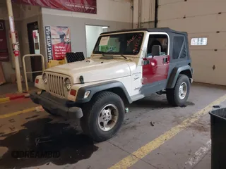 1999 Jeep Wrangler Sport with VIN 1J4FY19S6XP449014, listed as a IAAI auction lot 41893297 with 181,114 mi miles. Bid and sale history available at carsss.com. Image 2.